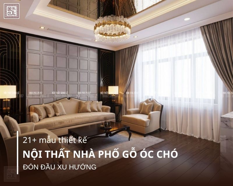 21+ Mẫu thiết kế nội thất nhà phố gỗ óc chó đón đầu xu hướng 2026 