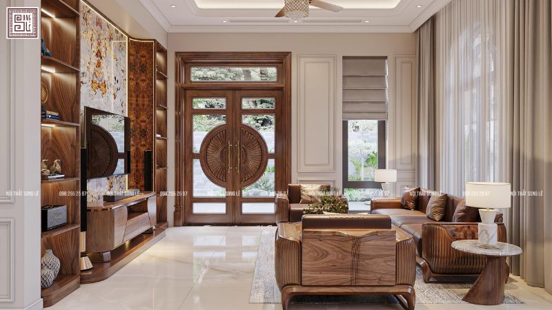 Giá trị của gỗ óc chó trong thi công nội thất