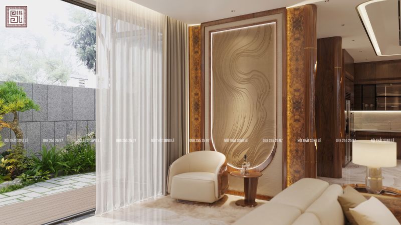 Gỗ óc chó cho vật liệu ưa chuộng trong thiết kế biệt thự