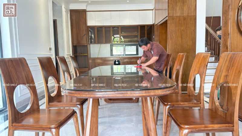 Kinh nghiệm giám sát thi công nội thất gỗ óc chó