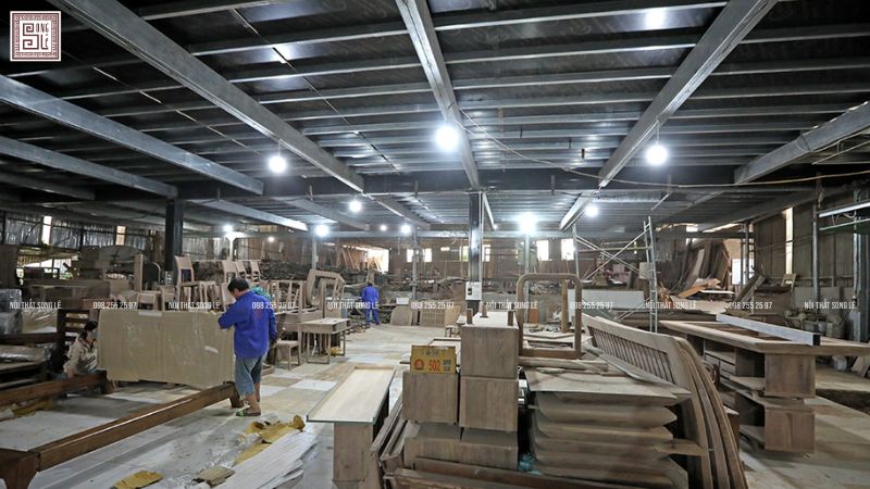 Nội thất gỗ óc chó trực tiếp sản xuất tại xưởng