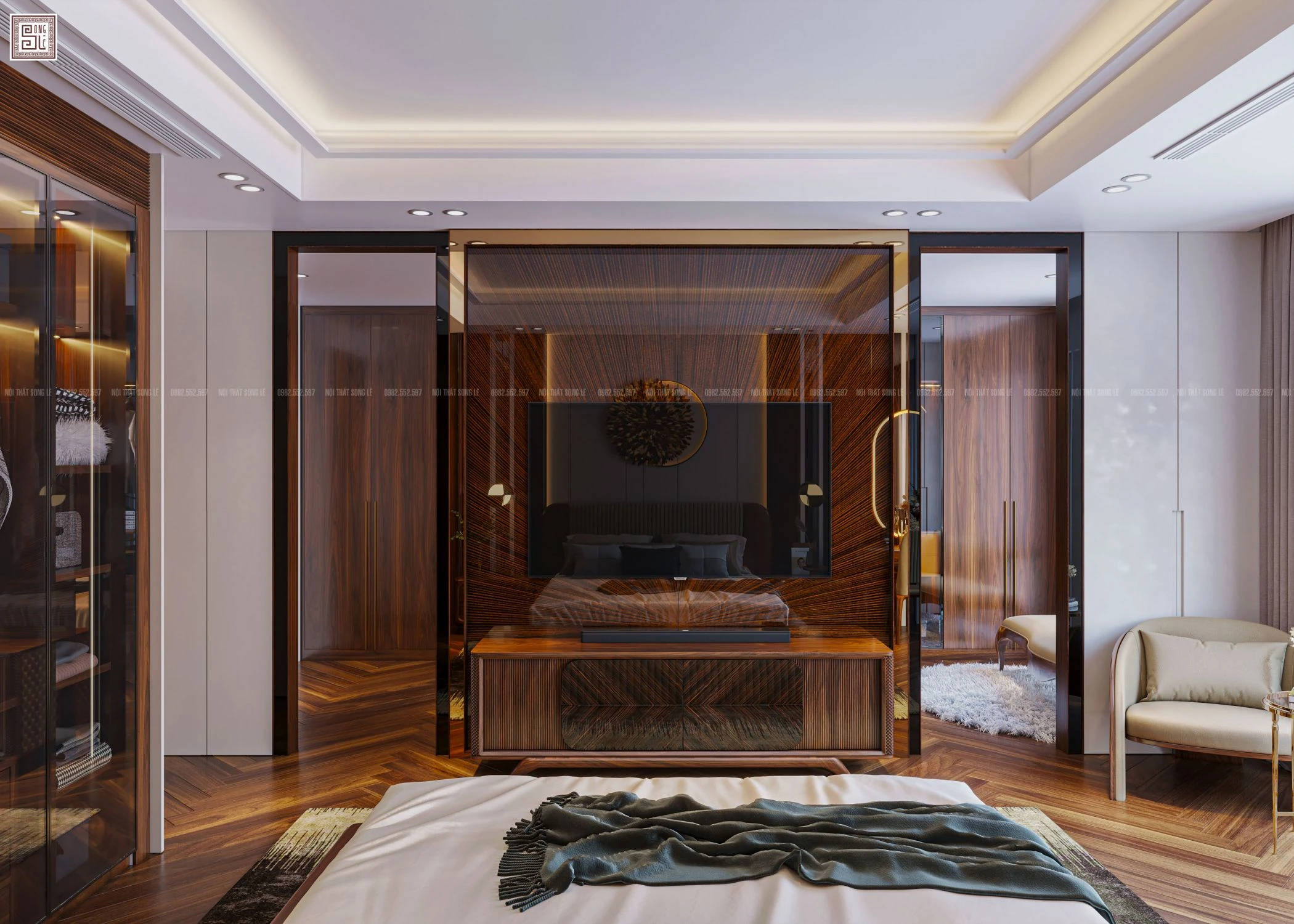 Tủ quần áo gỗ tự nhiên