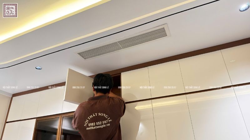 Quy trình thiết kế biệt thự gỗ óc chó tại Song Lê