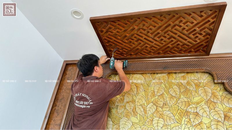 Song Lê - Đơn vị thi công nội thất biệt thự gỗ óc chó uy tín 