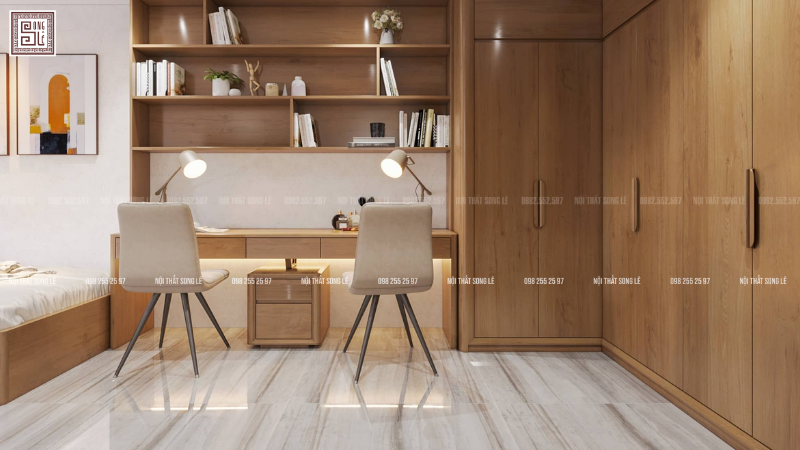 Thiết kế nội thất chung cư phong cách Japandi