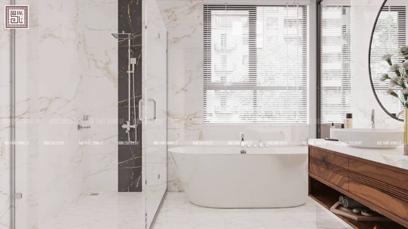 Thiết kế nhà vệ sinh phòng tắm chung cư