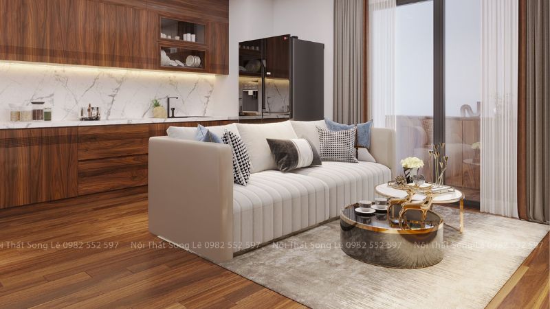 Thiết kế nội thất chung cư 80m2 phong cách Bắc Âu 