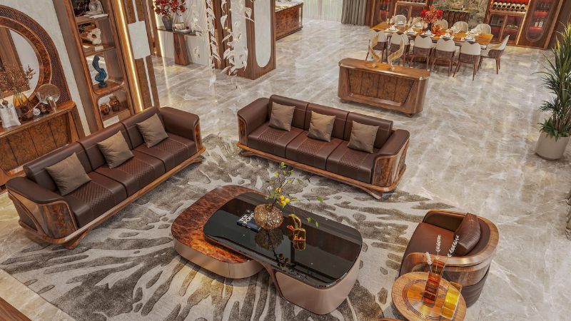 Thiết kế nội thất chung cư 80m2 phong cách hiện đại sang trọng 