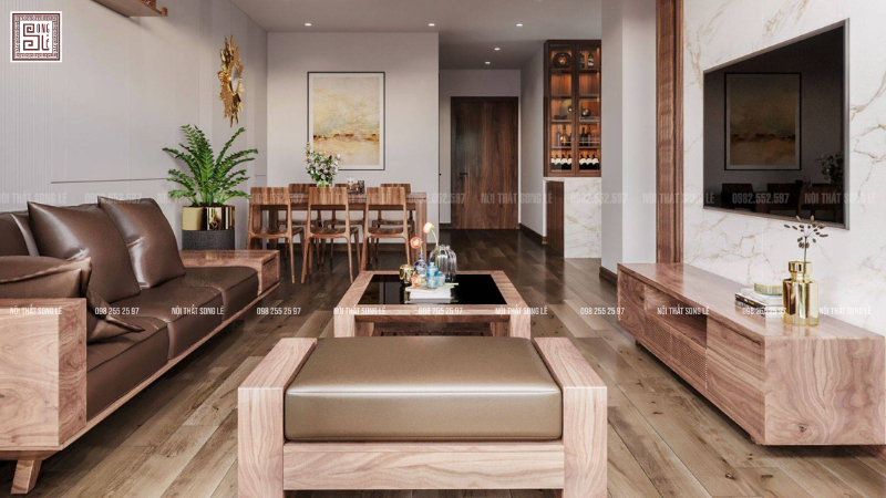 Thiết kế nội thất chung cư phong cách tối giản