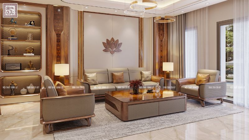 Thiết kế nội thất chung cư phòng khách 