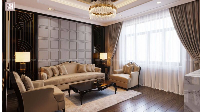 Thiết kế nội thất nhà phố phong cách Tân cổ điển