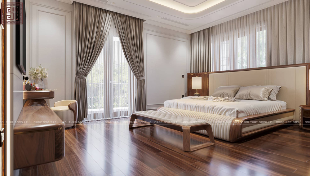 báo giá thi công nội thất gỗ óc chó 2