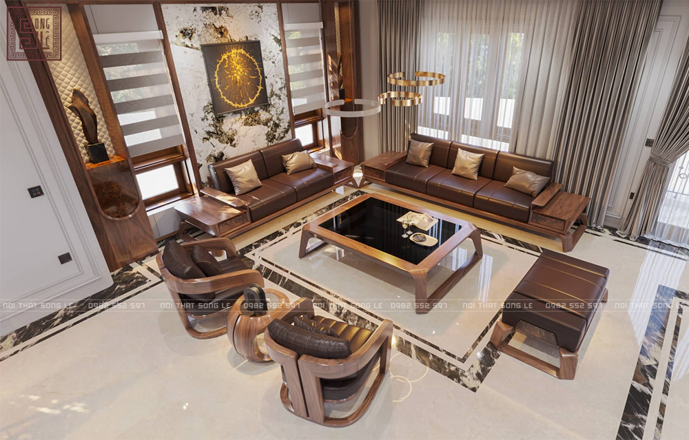 báo giá thi công nội thất gỗ óc chó