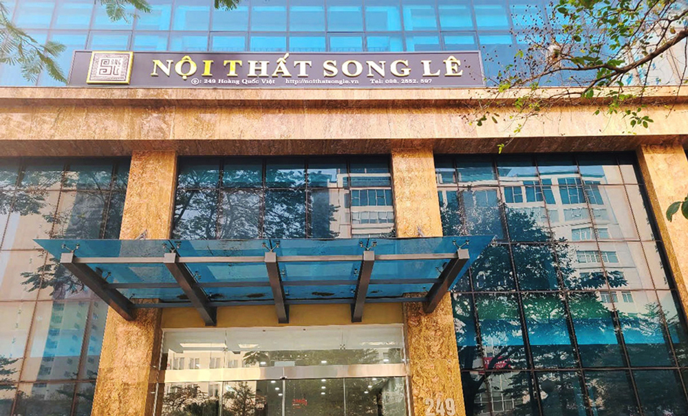  showroom trưng bày sản phẩm nội thất gỗ óc chó