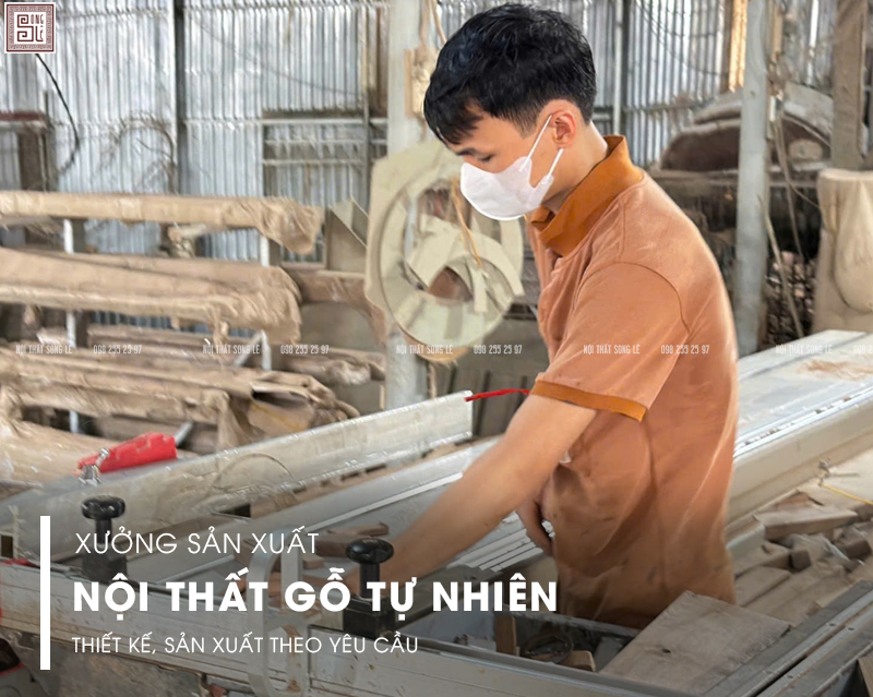 Xưởng sản xuất nội thất gỗ tự nhiên | Thiết kế, sản xuất theo yêu cầu