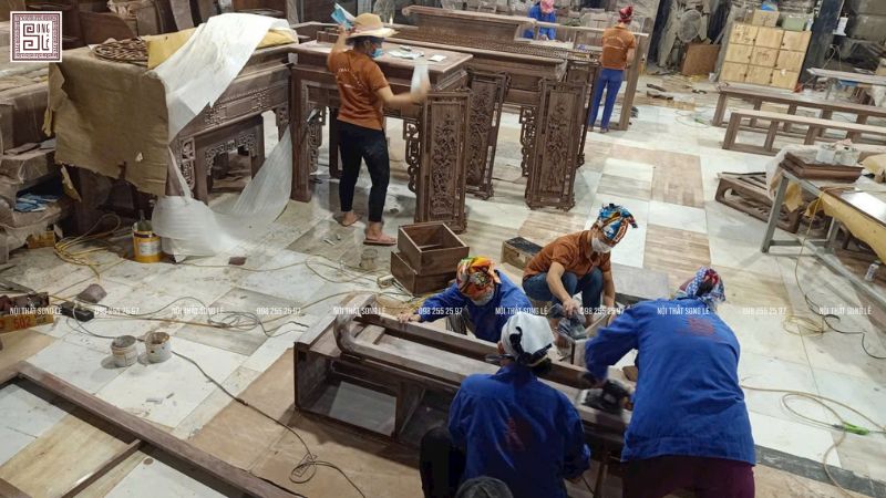 Xưởng sản xuất nội thất tại Hà Nội