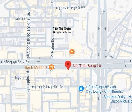 Bản đồ nội thất song lê